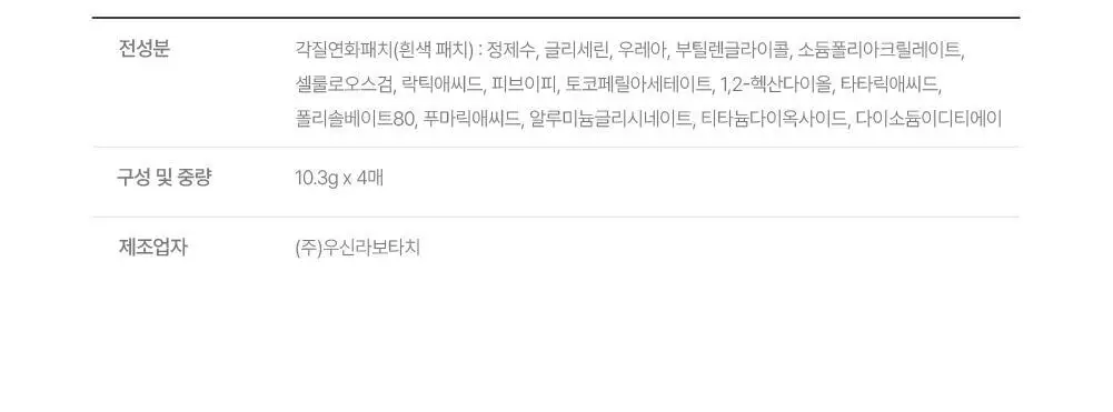 [풋케어] 라보타치 풋 모이스트 패치 4매입 상세페이지 23